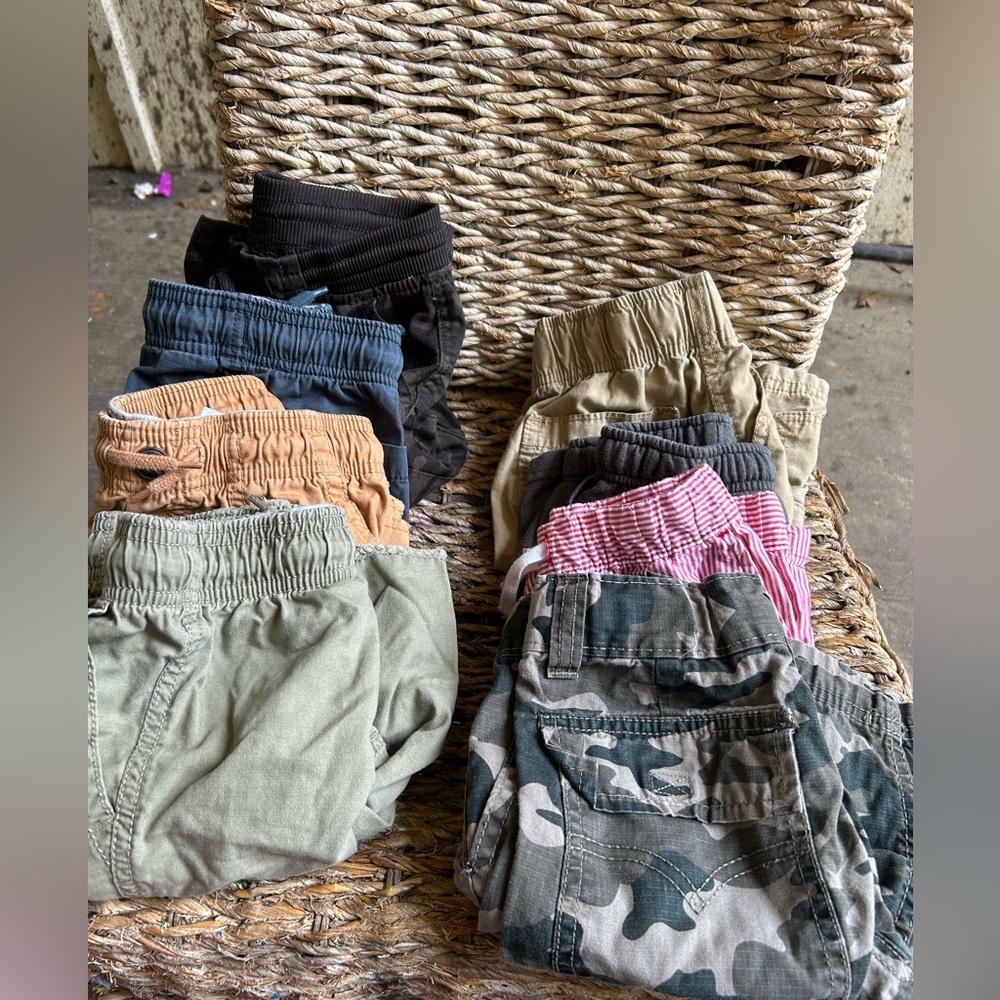 Boys summer clothes lot size 4/5 5 and a few 6 shorts